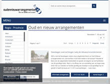 Tablet Screenshot of oudennieuwarrangementen.nl